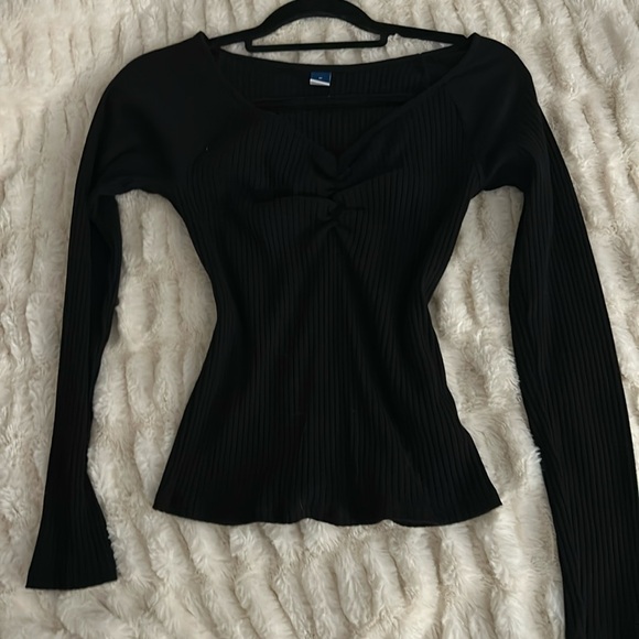 Cinched Knit Top main image 1